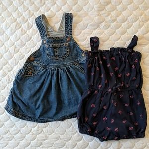 Gap jumper and romper